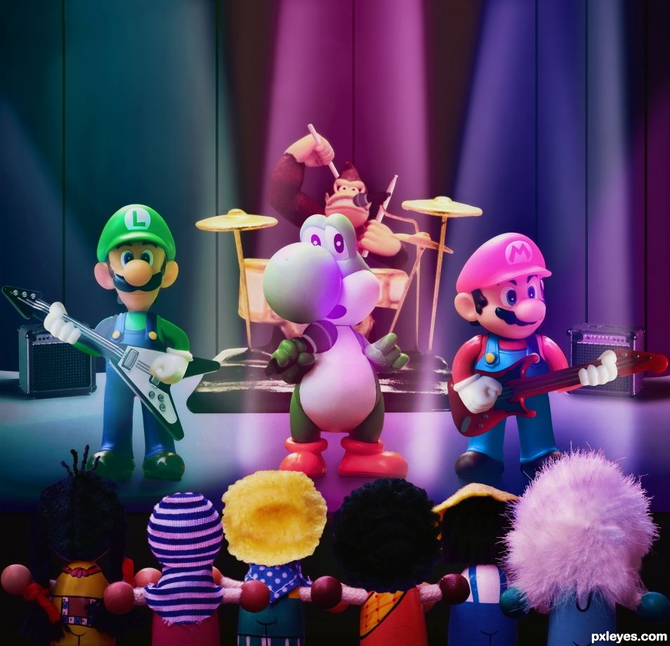 Creation of Mario Brothers Band: Step 13