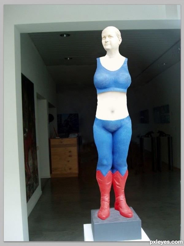 Creation of The Real Super Woman: Step 4