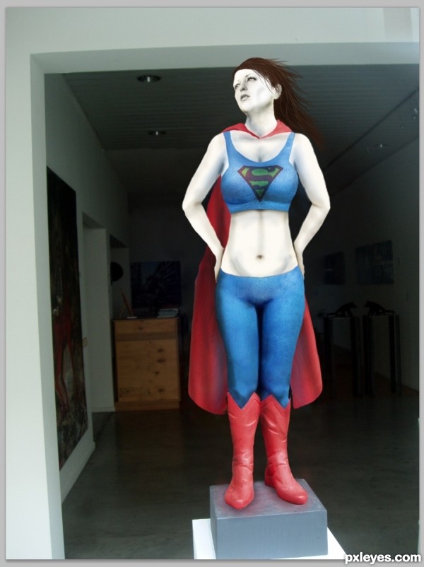 Creation of The Real Super Woman: Step 7