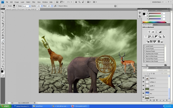Creation of Surreal Music: Step 4