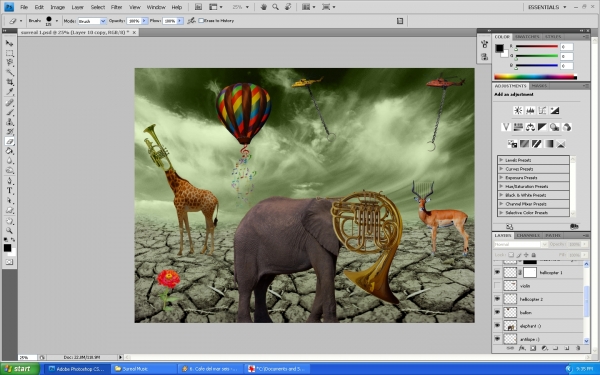 Creation of Surreal Music: Step 7