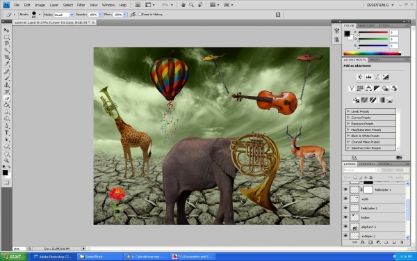 Creation of Surreal Music: Step 8