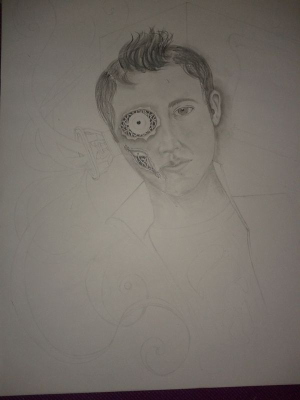 Creation of "Retrato de Dos Mundos: Luis vs. Roshy" (Portrait of Two Worlds: Luis vs. Roshy): Step 3
