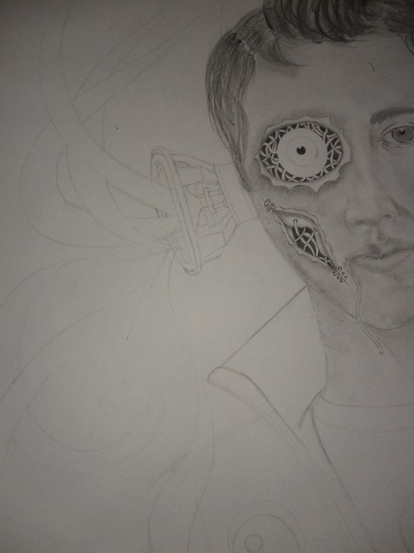 Creation of "Retrato de Dos Mundos: Luis vs. Roshy" (Portrait of Two Worlds: Luis vs. Roshy): Step 4