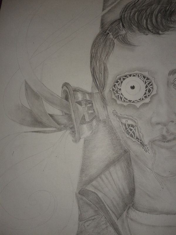 Creation of "Retrato de Dos Mundos: Luis vs. Roshy" (Portrait of Two Worlds: Luis vs. Roshy): Step 6