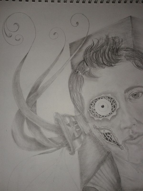Creation of "Retrato de Dos Mundos: Luis vs. Roshy" (Portrait of Two Worlds: Luis vs. Roshy): Step 7