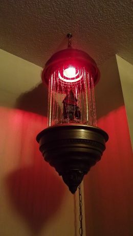 oil waterfall lamp