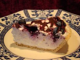 Blueberry Swirl Cheesecake