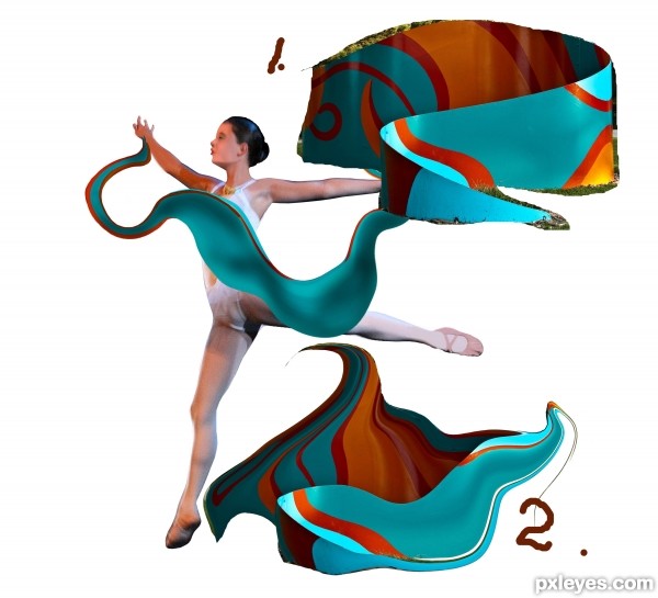 Creation of Twirling and Swirling: Step 7
