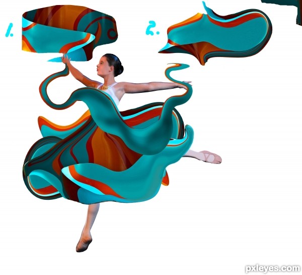 Creation of Twirling and Swirling: Step 10