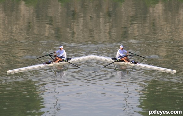 Rowing to nowhere