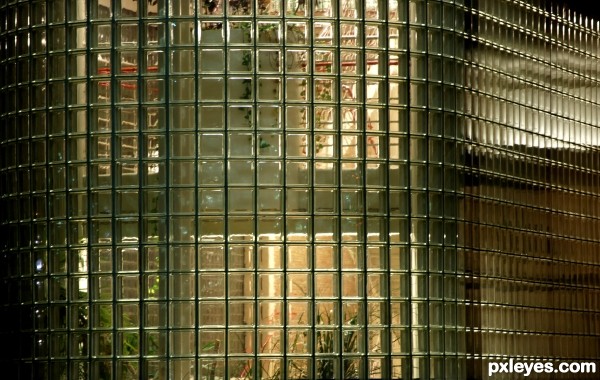 Stacked Glass Lobby