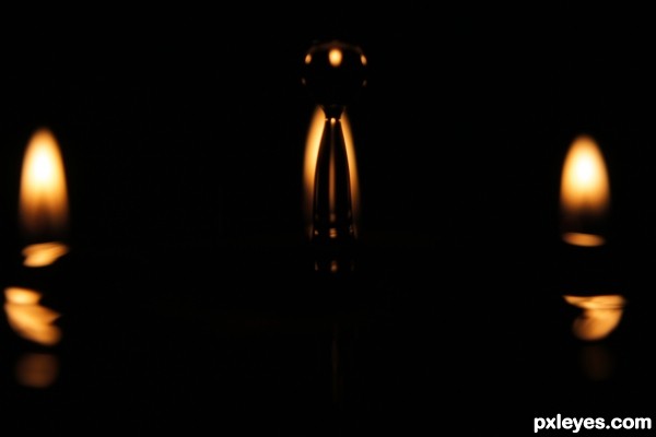 Waterdrop by Candlelight