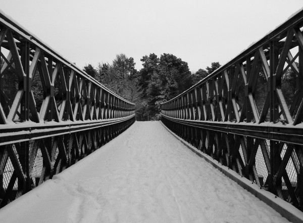 Bridge In the Snow