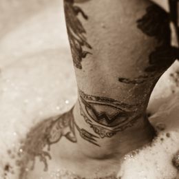 Foamie leg tattoos Picture