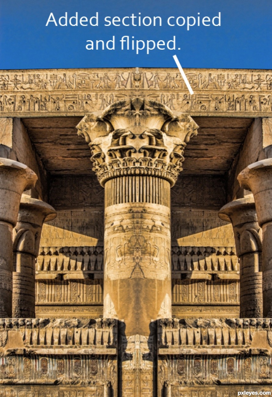 Creation of Temple of Hatshepsut: Step 3