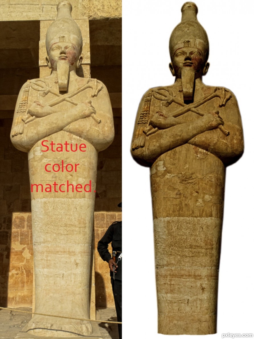 Creation of Temple of Hatshepsut: Step 5