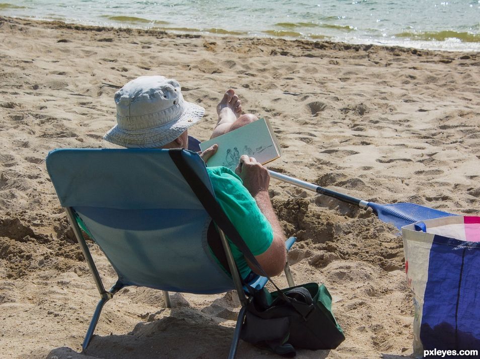 Beach artist