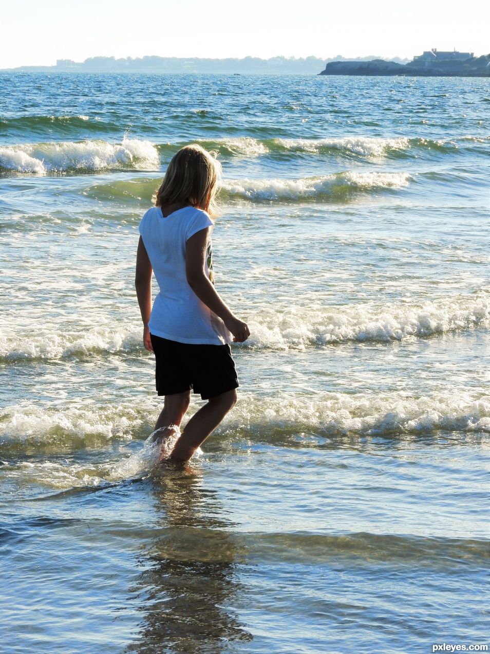 Walking through Waves