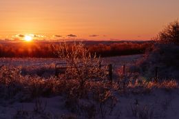 A sunset to ride off into...