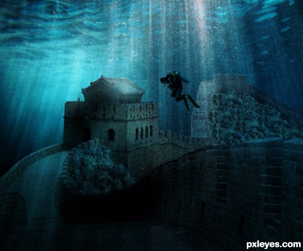 Creation of Underwater dreams: Step 5