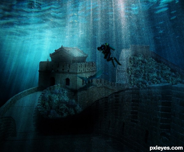 Creation of Underwater dreams: Step 6