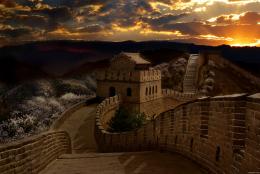 Great Wall at Sunset