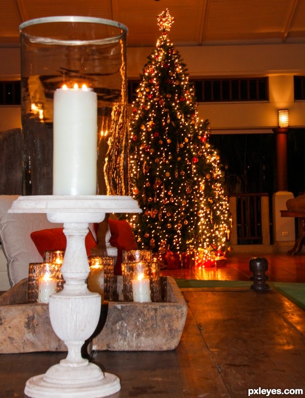 Candles & Christmas Tree