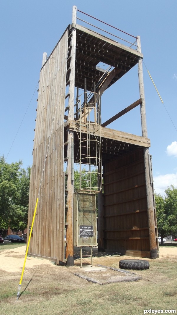 Climbing tower