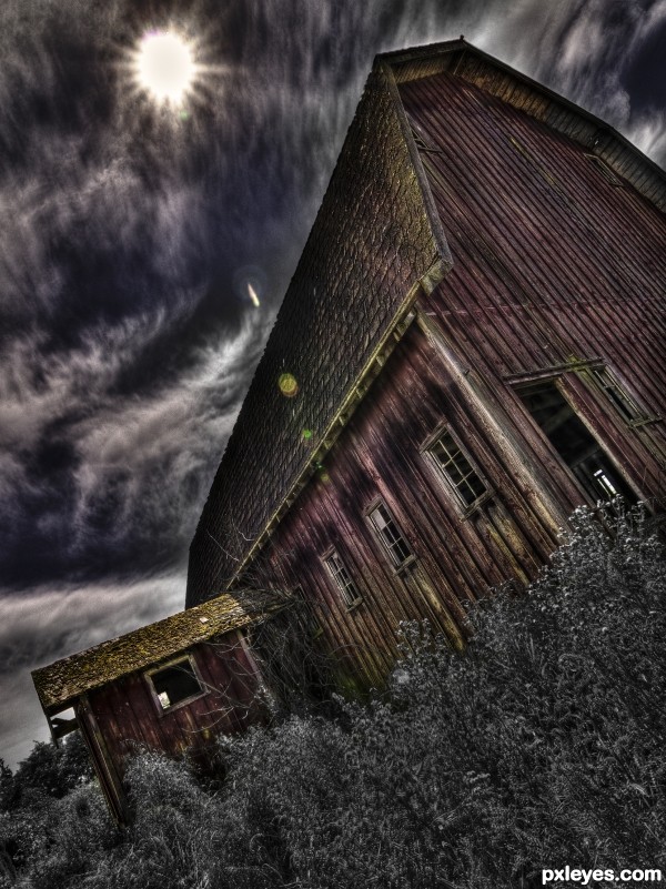 Old Barn photoshop picture)