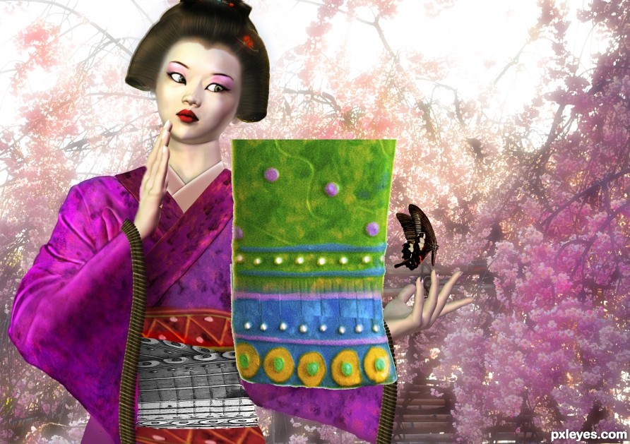 Creation of Geisha: Step 9