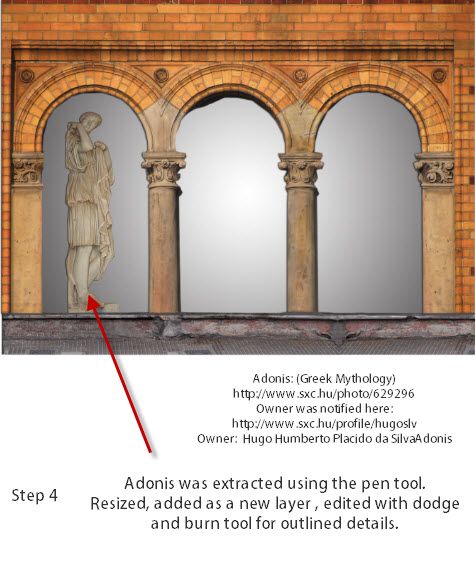 Creation of Roman-Greek Temple: Step 5