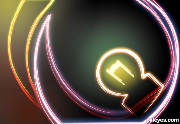 Creation of Glowing light bulb: Step 3