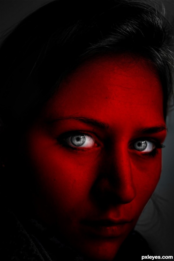 Creation of Beautiful Devil Eyes: Step 9