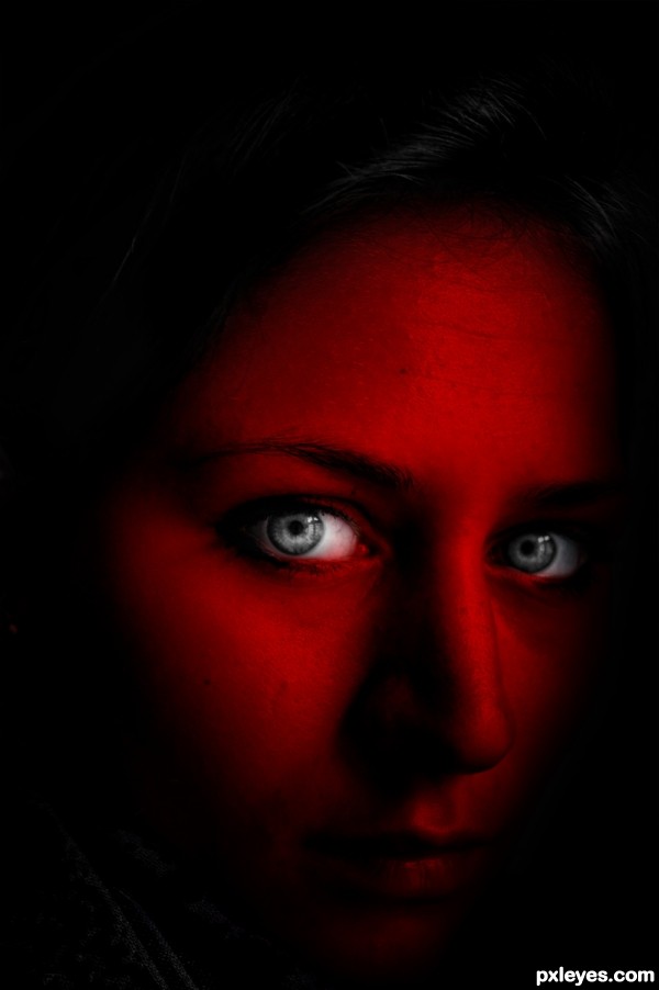 Creation of Beautiful Devil Eyes: Step 10