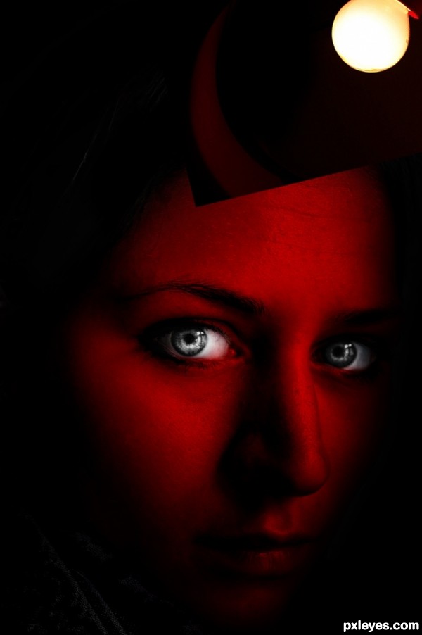 Creation of Beautiful Devil Eyes: Step 12