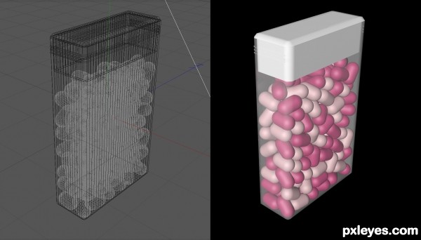 Creation of Tic Tac Strawberries: Step 3
