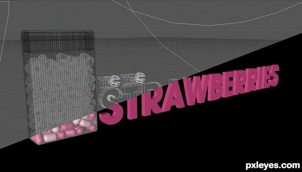 Creation of Tic Tac Strawberries: Step 4