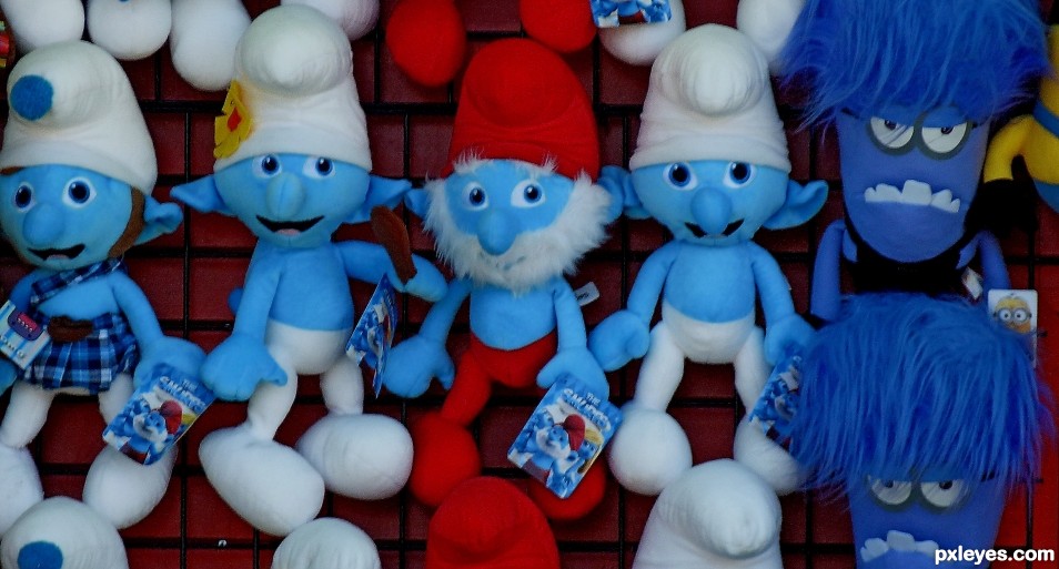 Hangin with Papa Smurf