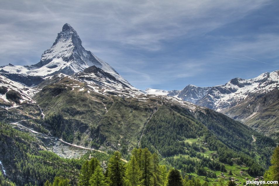 Creation of Matterhorn Mini World: Step 1