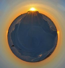 Sunset planet