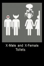 X-Male and X-Female Toilets