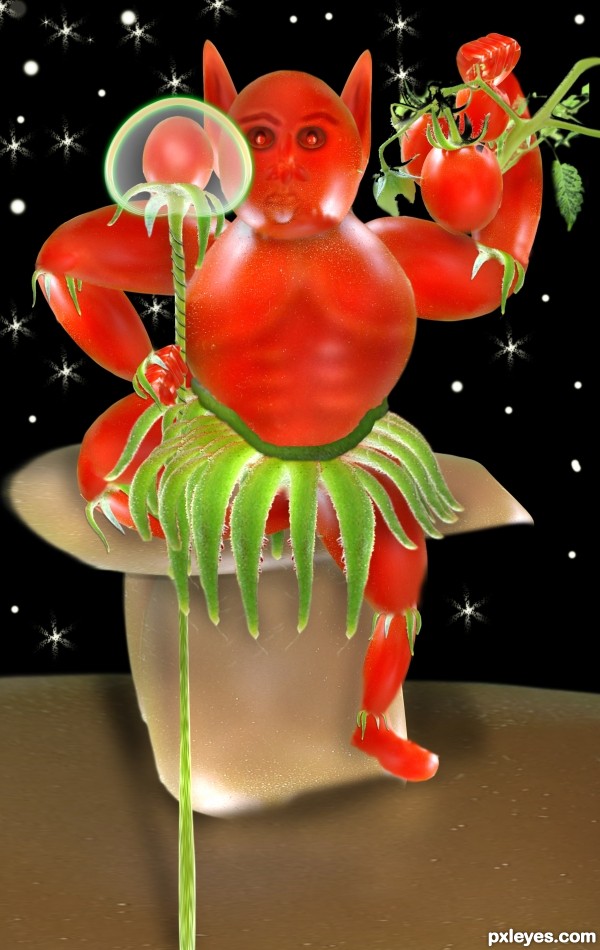 Creation of Tomato guy!: Final Result