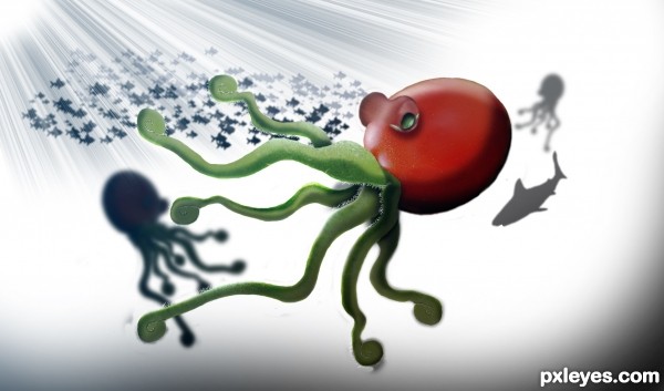Creation of Octopus Tomato: Step 4