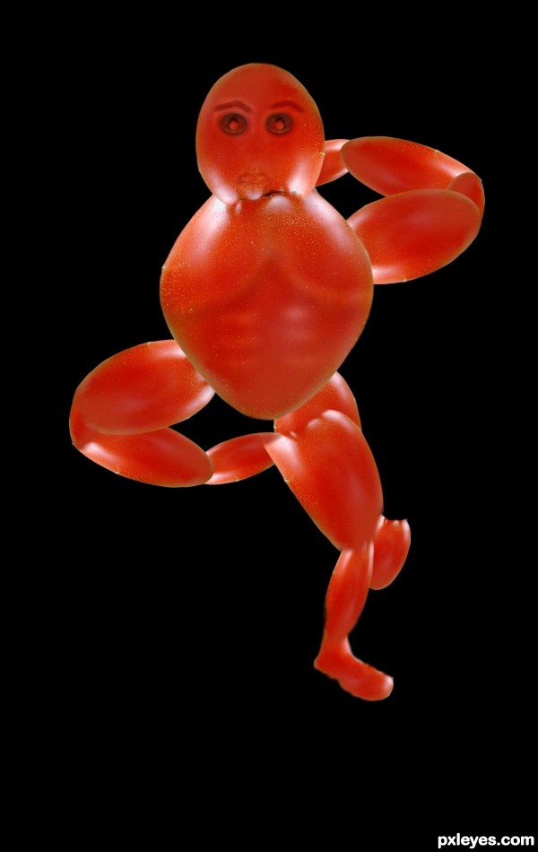 Creation of Tomato guy!: Step 4