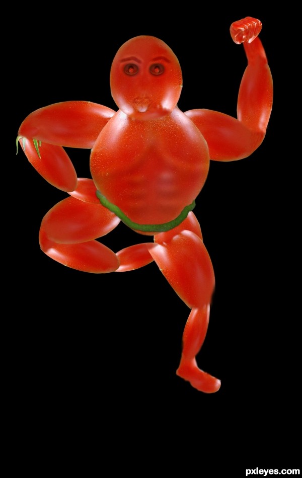 Creation of Tomato guy!: Step 5