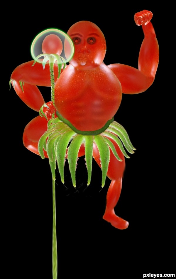 Creation of Tomato guy!: Step 8