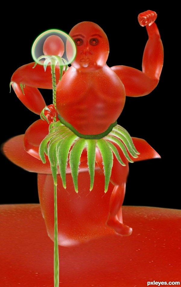 Creation of Tomato guy!: Step 9