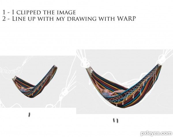 Creation of Floating Fantasy: Step 5