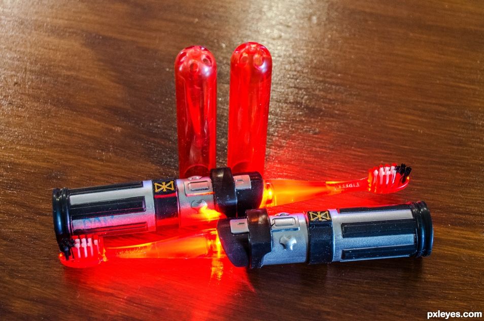 Lightsabre Toothbrushes